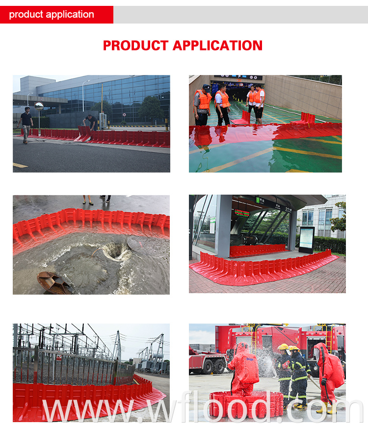 flexible flood control barrier freestanding boxwall flood stop upgraded ending board